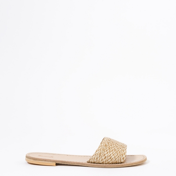 Samuji Tan Slide Sandals - Picture 2 of 5